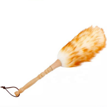 24-Inch Pure Lambs Wool Duster with Wood Handle